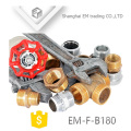 EM-F-B180 Male brass hexagon union pipe fitting